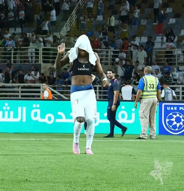 شيكو بانزا يحتفل بفوز الزمالك على بيراميدز وتأهله إلي نهائى كأس السوبر المصري