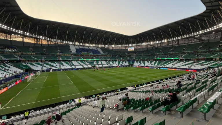 استاد المدينة التعليمية يستضيف مباراة الأردن والعراق فى ربع نهائي كأس العرب 2025.