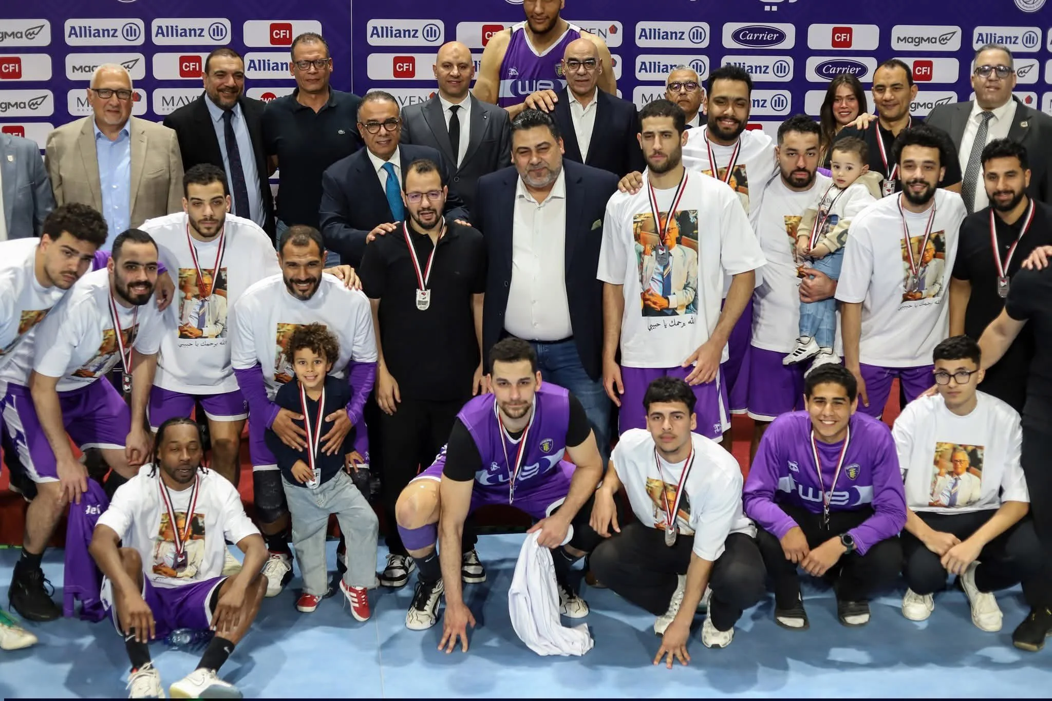 الزمالك بطل كأس مصر لكرة السلة 2026.