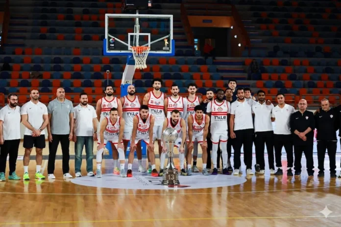 صورة تذكارية لأبطال كأس مصر لكرة السلة 2026.