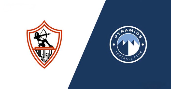 شعار نادي الزمالك إلى شعار نادي بيراميدز. صورة ضوئية.