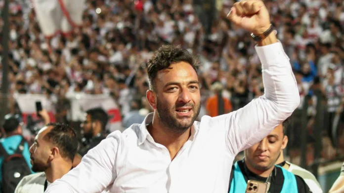 النجم العالمي أحمد حسام ميدو أسطورة الزمالك والكرة المصرية.