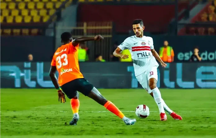 أحمد فتوح الظهير الأيسر لنادى الزمالك ومنتخب مصر.