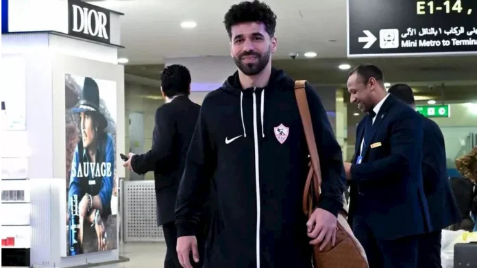 عبدالله السعيد لاعب نادي الزمالك.