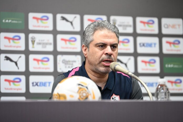 معتمد جمال المدير الفني لنادي الزمالك.