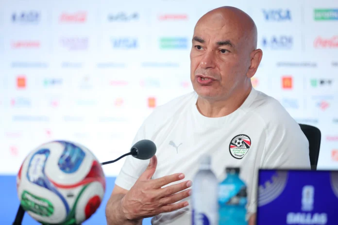 حسام حسن المدير الفني لمنتخب مصر.