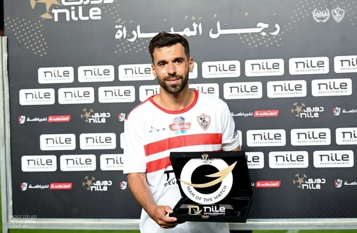 عبدالله السعيد لاعب خط وسط نادي الزمالك السابق.