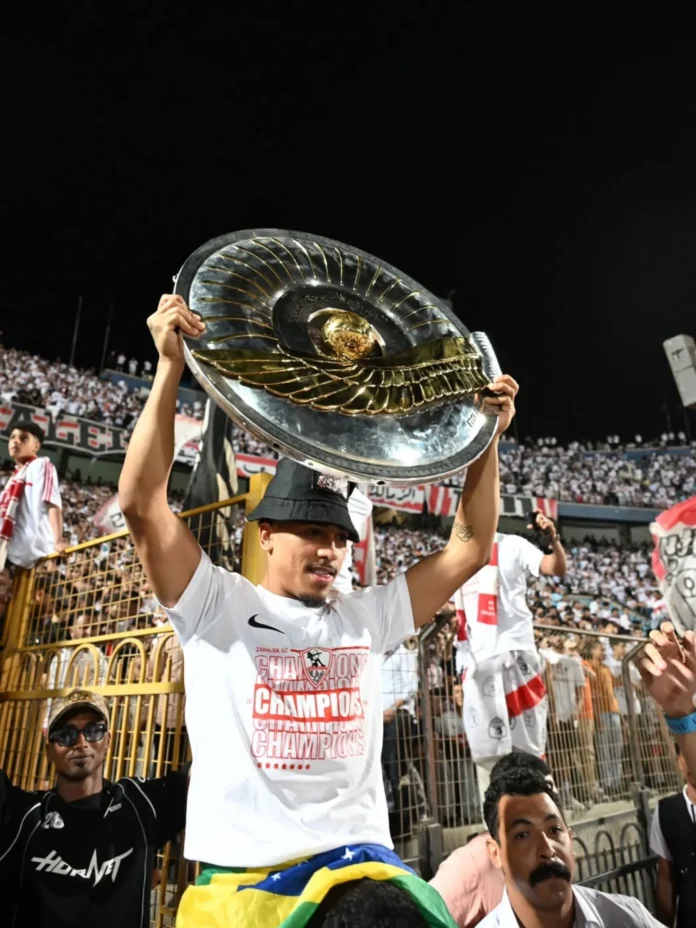 الجناح البرازيلي خوان بيزيرا لاعب نادي الزمالك.