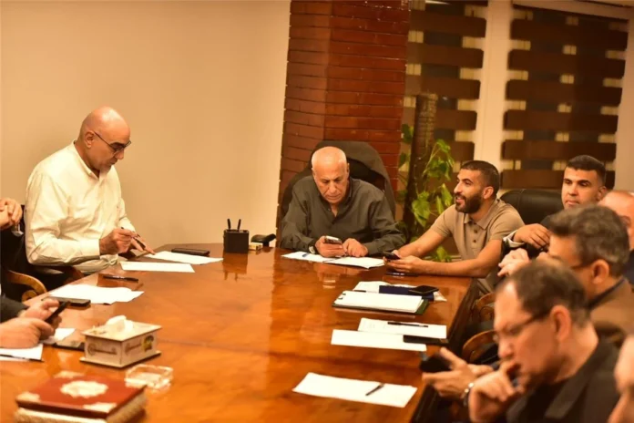 مجلس إدارة نادي الزمالك من أحد الإجتماعات.