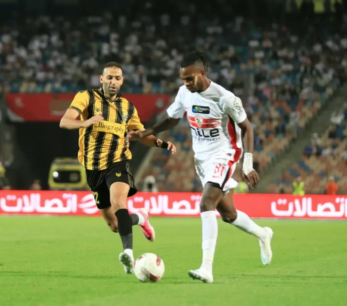 شيكو بانزا يسجل الهدف الثاني فى المقاولون العرب 2/1.